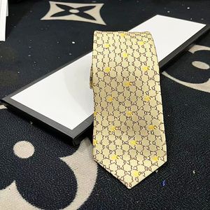 Ssyy 2024 Новые мужчины связывают шелк модный шелковый галстук 100% свадебный галстук