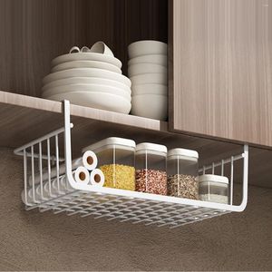 Kitchen Storage Home Basket Multifunctional Rack Under Cabinet Shelves Wire Organizer