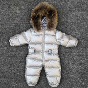 Mäntel 30 Grad Baby Mädchen Jungenuits Russland Winter Baby Kleidung Schnee Abnutzung Jacke für Kinder Schichten Jungen Mädchen Kleidung