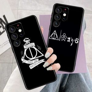 Бамперы сотового телефона H-Harry P-Potter Chace для Samsung Galaxy S23 S22 S21 S20 FE S10 S10E S9 S8 Ultra Plus Lite Black Soft Cover Y240423