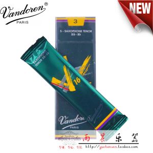 Saxofon Frankrike Vandoren V16 Tenor Sax Reeds en låda med 5 bit / saxofon Tenor BB Reeds 2.5#, 3#,