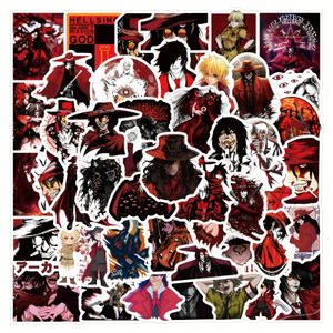 60Pcs Hellsing Aesthetic Vinyl Sticker Set for Scrapbooking, Journaling, Laptops, Skateboards & Water Bottles Car Motorcycles bike Durable PVC Decals