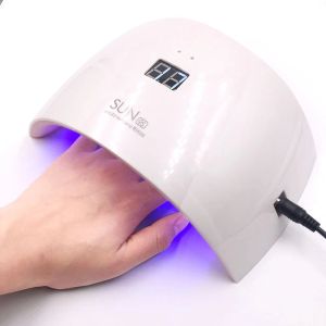 KITS professione LED LAMPAGGIO UV Sun LED UV UV Sun9C Unghie per unghie Hine Luce bianca 24W per curare gli strumenti per chiodi per gel