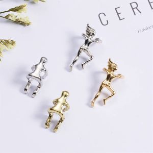 Orecchini 1pc colore in oro color argento figura a forma di atrio clip arrampicata auricolare cuffia per aerocchini non traforati orecchini gioielli