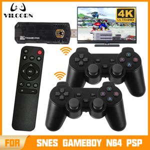 Konsole TG8 Dual System 4K TV Game Stick Retro Film Game Console Zbudowanie 20000 gier dla N64/PS1/SNES Mini Smart TV Box dla Androida