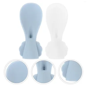 Colheres 2 PCs Purê de frutas Bolsa colher nascida no grau de silicone de silicone sílica gel alimentador