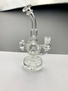 Bongs Ash Catcher Recycler Reclaim Core Smoking Accessoires Doppelschicht zylindrische Bohrungs -Rig -Starterfarben können angepasst werden.Willkommen bei Order oder Großhandel