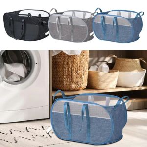 Körbe falten laundry Home Storage Box Organizer Korb Hamper Großer zusammenklappbarer Wäscherei Hörer Kinder Spielzeug Sundies für schmutzige Kleidung