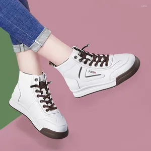 Casual Schuhe Frühling Herbst Frauen Sportreisen weich gestellte Outudoor High-Tops Dick-Soled Freizeitflats klassischer Retro-Schuh