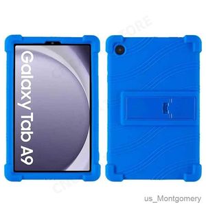 Tablet PC Cases Bags Cover For Galaxy Tab A9 Case Kids SM-X115 8.7 Tablet PC Kickstand Funda with 4 Shockproof s Soft Silicon