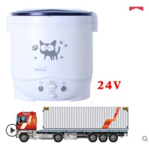 Aparelhos 12/24/220V Mini Rice Cooker 1.6L Caminhões de carros Minzelando de sopa elétrica Máquina de cozinha Comida que aquece mais aquecedor de lancheira de aquecimento rápido