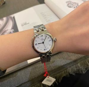 Orijinal 1TO1 Üst Sınıf Marka Tasarımcı Saat Dümen Kadınları İzle 34mm Gül Serisi Otomatik Mekanik Saat Orijinal Logo ile Bağlı Saatler