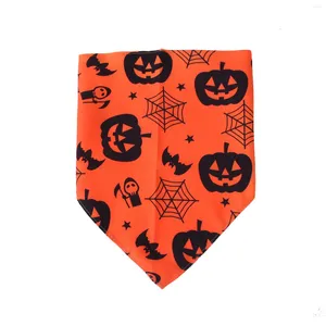 Vestuário de cachorro halloween bandanas bib pumpkin fantasma figurinos para animais de estimação para cães pequenos médios grandes