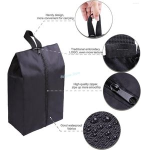 Storage Bags Shoe Organizer Shoes Bag Travel Portable Nylon With Sturdy Zipper Pouch Case Waterproof