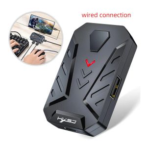 COUMOS USB Typec Wired Gaming Keyboard Mouse Converter for Android PUBGモバイルゲームパッドコントローラーゲームマウスアダプター