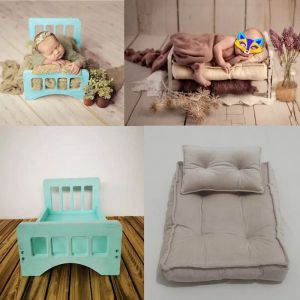 Cuscino Punteggi di fotografia neonato da letto cestino Mini materasso in posa biancheria da letto cuscino in posa per mobili per fotografie per bambini