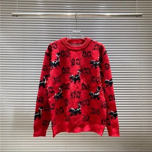 Moda Crewneck Men US Men's 21 Czerwona Część Bluzy Męskie List Kobiety Tech Sweters Wydrukowano Sweater Sportswear Otton Alllover Letter Paris VGCR