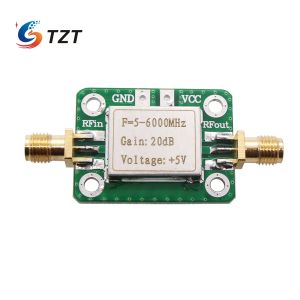 Tillbehör TZT 5M6GHz Låg Noise RF Förstärkare Ultra WideBand Gain 20dB Medium Power Amplifier Board