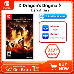 Oentes Nintendo Switch Game Dragons Dogma Dark Orisen Games Cartucho físico para Nintendo Switch OLED Lite