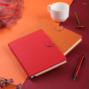 Magnetic Buckle Notebook Business Office Notebooks Simple Student Imitation Leather Notepad School Supplies