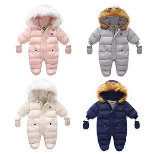 Schichten Winter Kinder Kleidung Set Baby Girl Kleidung warm Jacke Mantel Jacke Jackt