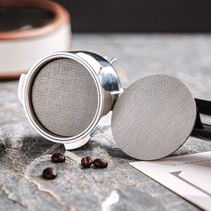 515458 mm Filtro riutilizzabile Schermata di caffè Resistente al calore Portafilter Barista che produce disco per espresso 240416