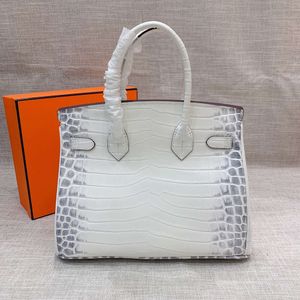 Designer Bag feminino Famosa marca de moda de couro Crocodilo Padrão de grande capacidade Han