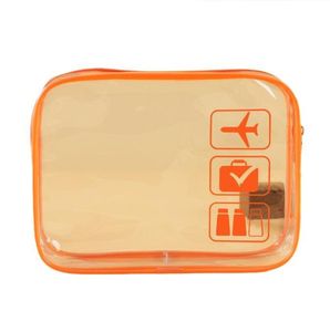 PVC borse cosmetiche di grande capacità trasparenti sacchetti di stoccaggio impermeabili per viaggi portatili portatili portatili