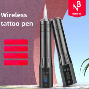 Maschine 2022 Neues ursprüngliches professionelles drahtloses Tattoo Machine Pen leistungsstarker Coreless Motor Lithium Battery LED -Display für Künstlerkörper