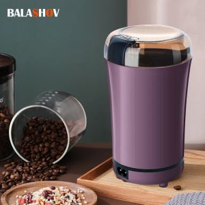 Kvarnar Portable Electric Coffee Bean Grinder Mill Kitchen Tool Herbs Salt Pepper Spices Nötter Korn Mini Medicine Flour Powder Crusher