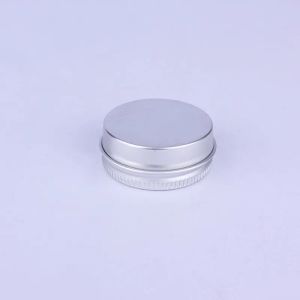 Hurtownia 60 ml pustych aluminiowych słoików pojemniki 60G kosmetyczne narzędzia do przechowywania wosku śrubowe okrągłe metalowe puszki puszki 60 ml dla suchego ziół 11 ll