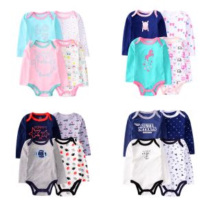 Pezzi da 4pcs/set da bambino a maniche lunghe salta abiti neonati abiti infantili abiti da infantil