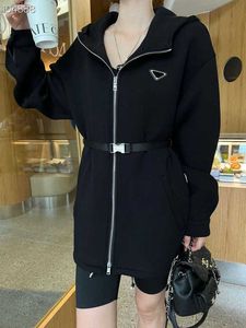 Women's Jackets designer brand 2023 Spring and Autumn New Korean Edition Casual Coat Fashion Hooded Waist European Goods Sweater Zipper Top ET3R