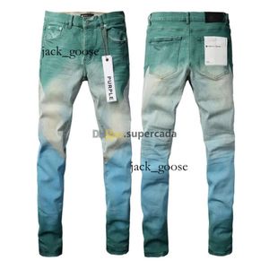 Фиолетовые джинсы дизайнерские джинсы мужчины хип -хоп -отверстия брюки винтажные роскошные панк -точки с рисункой мужские брюки ретро -фиолетовые бренды джинсы 601