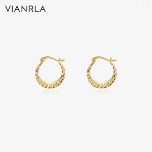 Brincos de argola Vianrla 18k Brincho de ouro da moda feminina