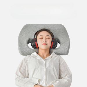 Yastık Noiseproof Kulaklık Deliği Yastık Bellek Köpüğü Yastık Serbest Bırakma Kulakları Ağrı Yastığı Yan Uyuyan için Delik