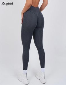 Roupa de ioga v ciência Scrunch Butgings Leggings Mulheres sem costura santy ginout academia academia de ginástica corredor5943689