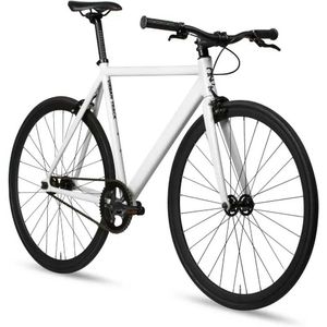 Cyklar Fixie Urban Track Bikeride Fixed Gear eller FreeWheel med en flip-flop Hublightweight full aluminiumram och gaffel Fixad cykel Y240423