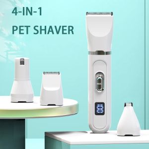 Aparadores de cachorro cortadores de cabelo hrowoming elétrico clipper profissional cortador silencioso cortador USB Clipper recarregável para animais de estimação