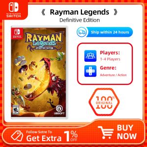 Nintendo Switch Game Rayman Legends Edição Definitive Support TV Tabletop Palm Game Modo para Nintendo Switch OLED Lite