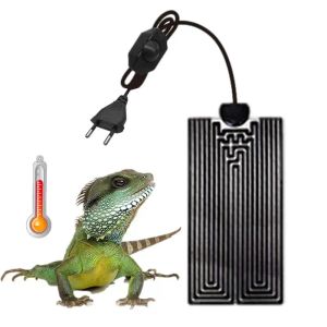 Products Terrarium Reptiles Heat Mat With EU Plug Climbing Pet Heating Warm Pads Adjustable Temperature Controller Mats Supplies