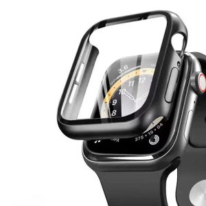 Apple Watch Ultra Series 9 iwatch 방수 케이스 해양 스트랩 스마트 워치 스포츠 시계 무선 충전 스트랩 보호 커버 케이스를위한 45mm 크기 스마트 워치