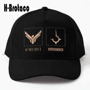 Ball Caps Dune Factions Atreides и Harkonnen Baseball Cap Dog Hats Персонализированные пользовательские унисекс для взрослых подростков молодежь летнее искусство