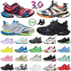 High Quality Track 3.0 Sapatos de vestido Runner 3 tênis femininos Mens treinadores paris triplos brancos preto cinza bege laranja plataforma tênis sneaker eur36-45