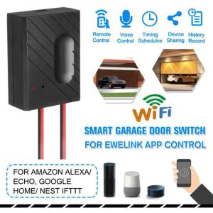 Control WiFi Smart Home Garage Door Opener Voice Control Alexa Google Wireless Remote Control Home Smart Life with Amazon Alexa Google