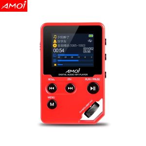 Player Amoi C10 Mini Portable Wysoka jakość HiFi sport 60HR Długo czas FM Radio Recorder wideo MP4 MUPOL Player DAC DSD Trackwheel