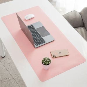 Restos 60*30 Desk de escritório Protetor Mat PU Couro impermeável Rous Pad mesa de teclado Pad Pad Gaming Mousepad PC Acessórios