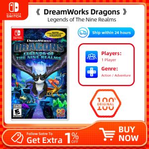 Angebote Nintendo Switch Game Dreamworks Dragons Legends der Nine Realms Games Physical Patrone