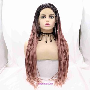 Qingdao Xiwei Front Lace Dirty Braid Three Strand Synthetic Fiber Wig Headpiece