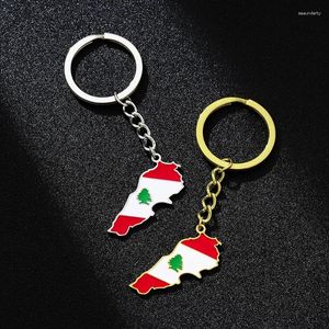 Klapety Lebanon Charm Blakin Mapa Mapa Wisiorka Keyring Vintage Biżuteria dla kobiet mężczyzn Y2K Car Plecak Decor 40 GB